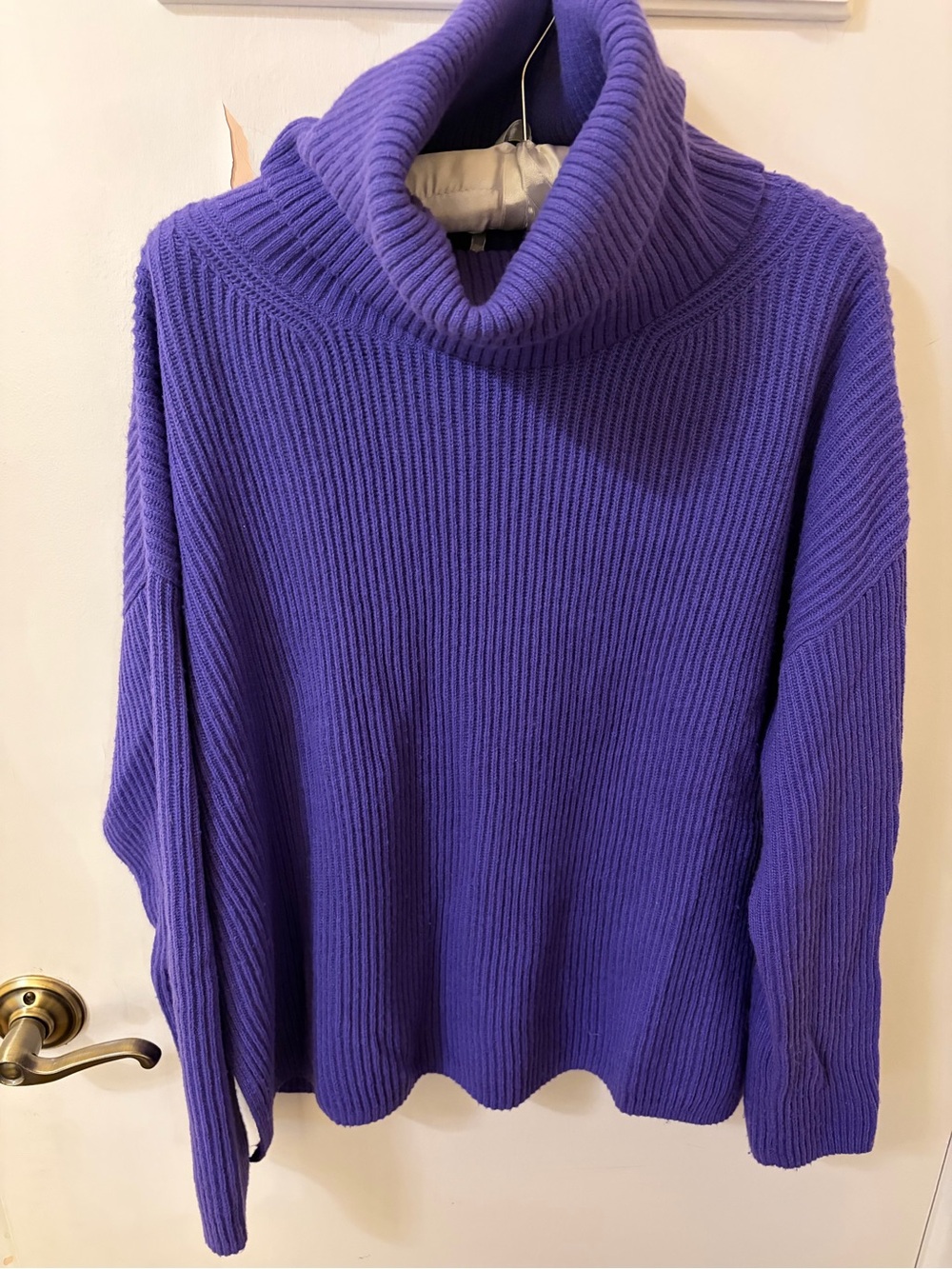 Wool/cashmere blend Turtleneck Ribbed Sweater